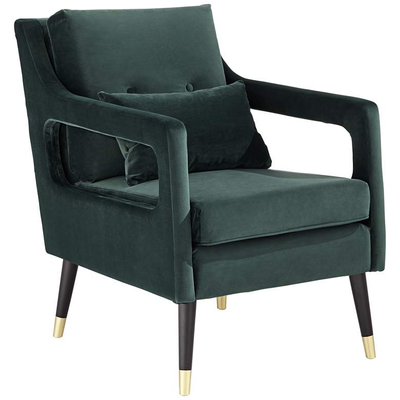 Image 2 Tilman Hunter Green Modern Accent Chair