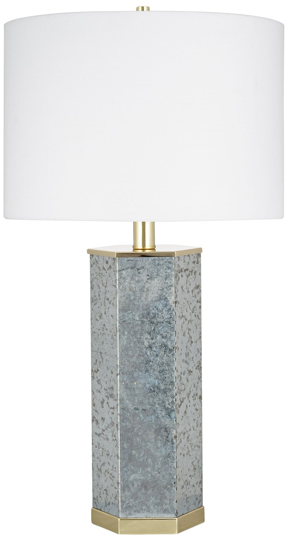 farmhouse galvanized table lamp