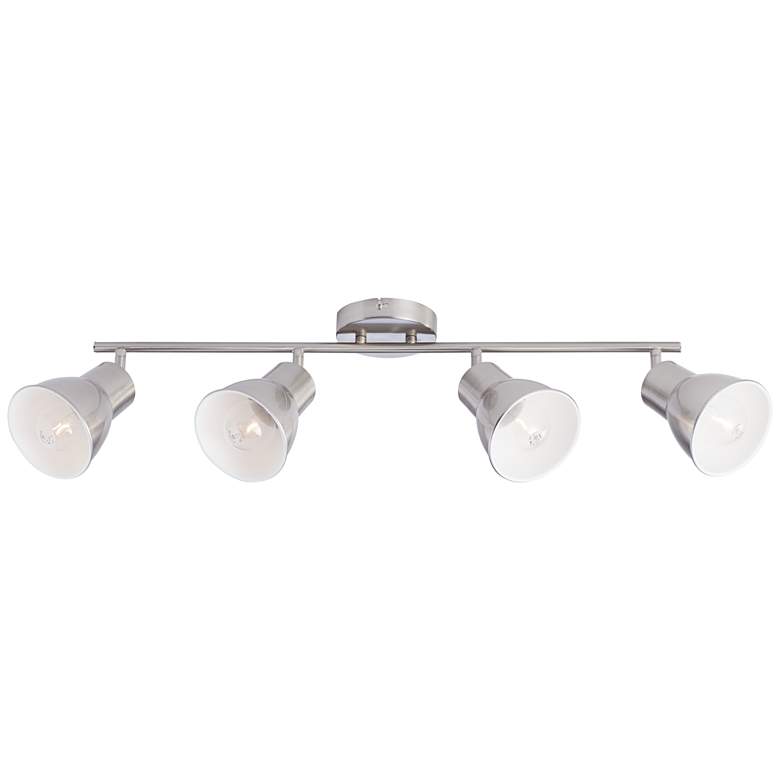 Image 2 4-Light Brushed Steel Track Fixture for Celling or Wall by Pro Track