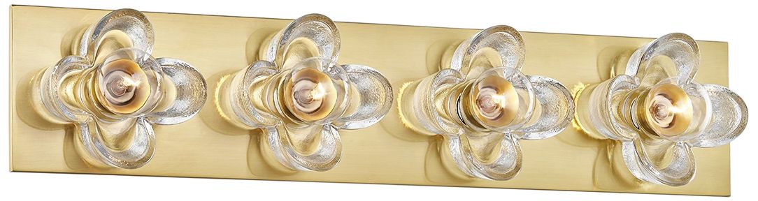 Mitzi Shea 22" Wide Aged Brass 4-Light Bath Light