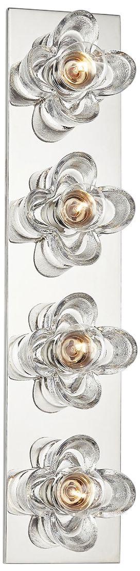 Mitzi Shea 22" Wide Polished Nickel 4-Light Bath Light