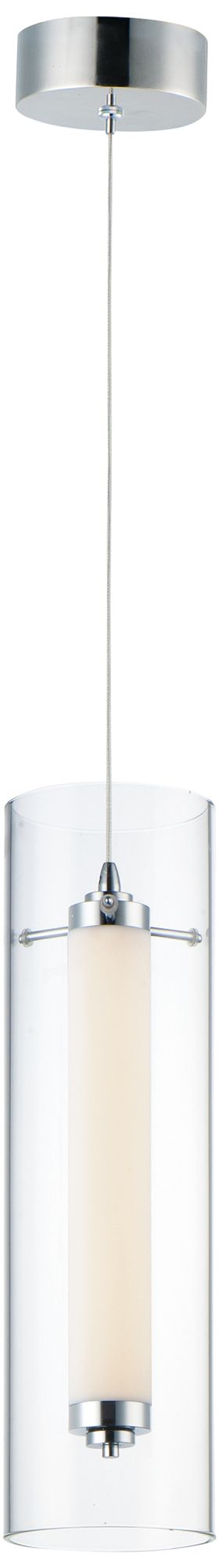 ET2 Centrum 17 3/4"H Polished Chrome LED Mini Pendant Light