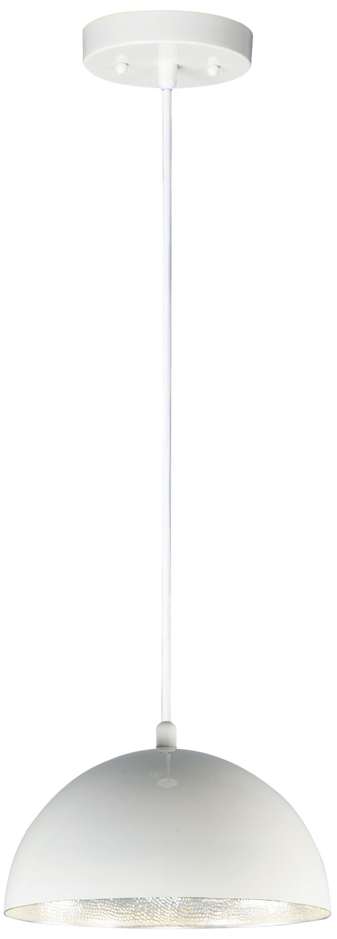 ET2 Hemisphere 14" Wide Gloss White LED Pendant Light