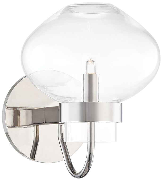 Mitzi Korey Polished Nickel Wall Light