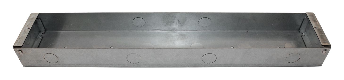 19" Wide Galvanized Steel Indoor Back Box for Bristol Step Light