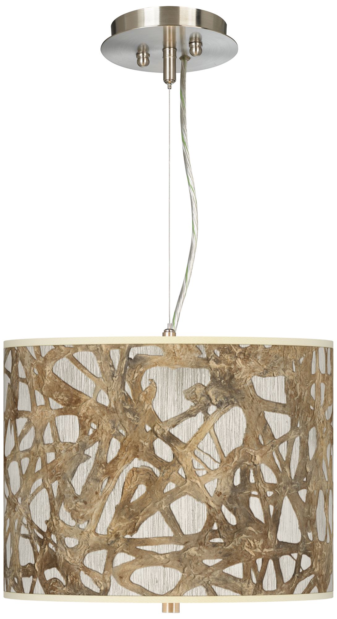 Organic Nest Giclee 13 1/2" Wide Pendant Chandelier