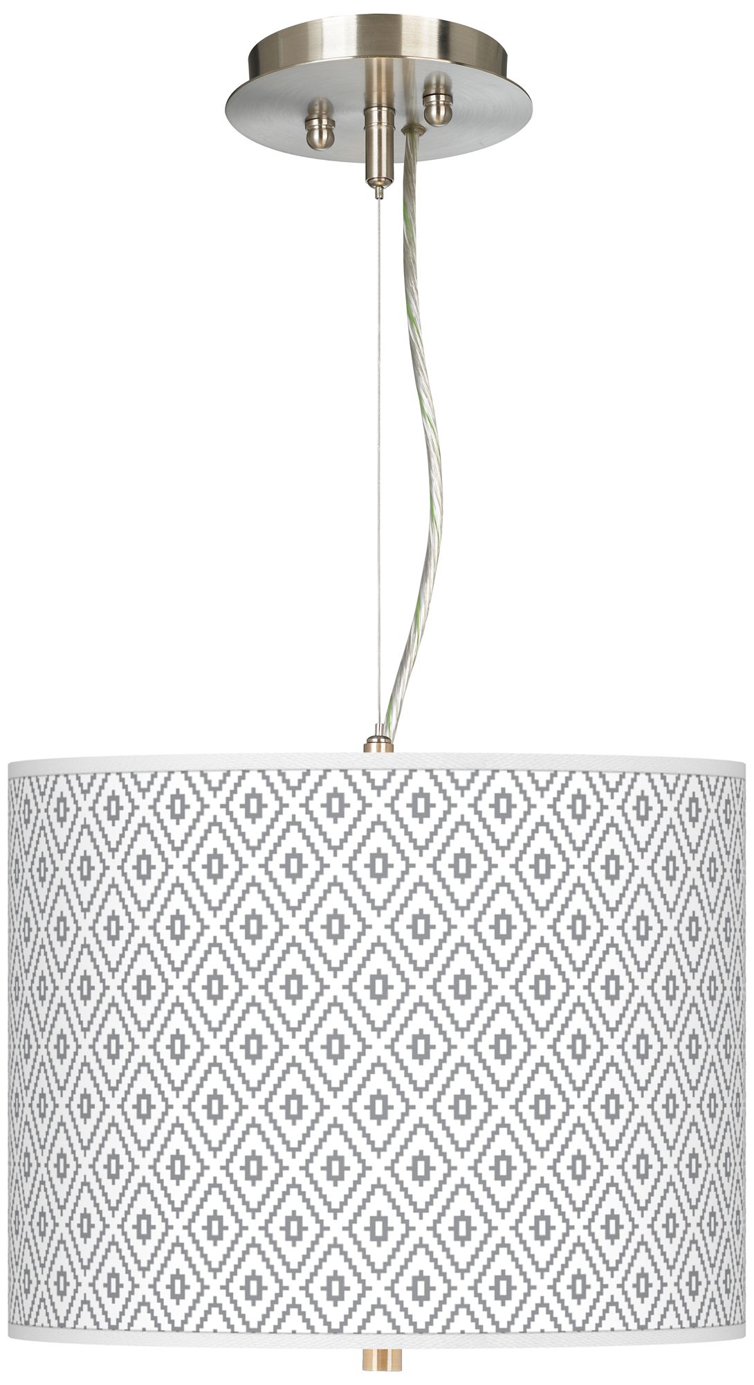 Diamonds Giclee 13 1/2" Wide Pendant Chandelier