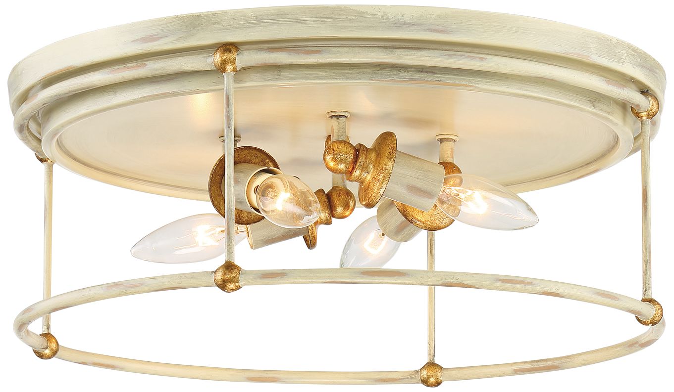 Westchester County 16 1/2" Wide White 4-Light Ceiling Light