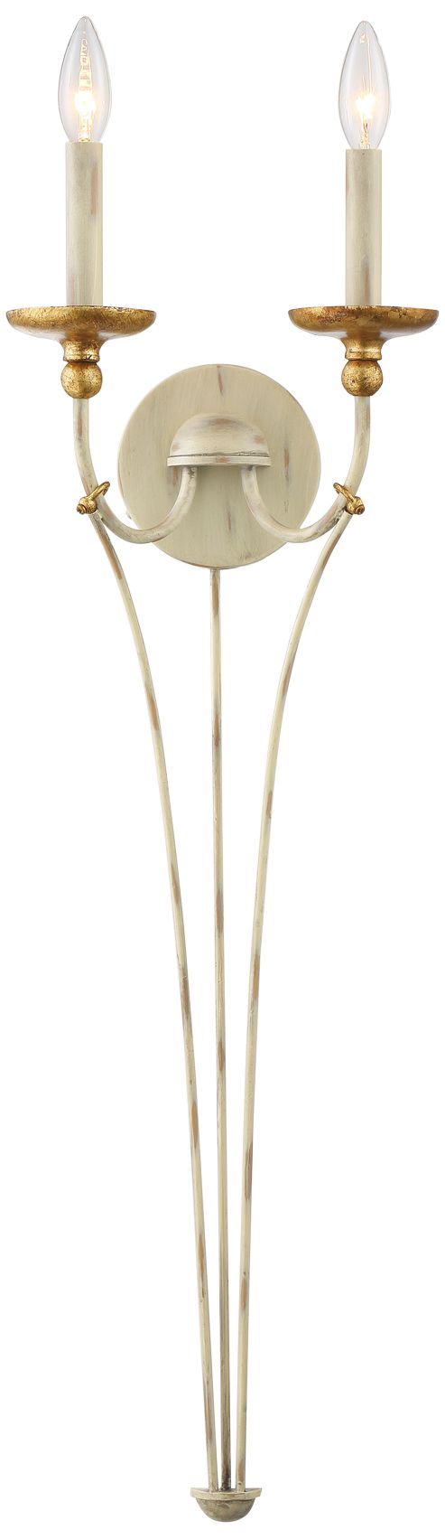 Westchester County 32 3/4" High White 2-Light Wall Sconce