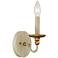 Westchester County 7 1/2" High Farmhouse White Wall Sconce