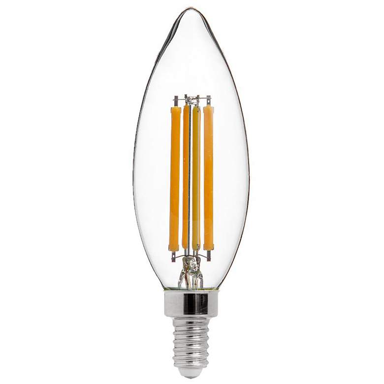 100W Equivalent Torpedo 8W LED Dimmable Filament Candelabra
