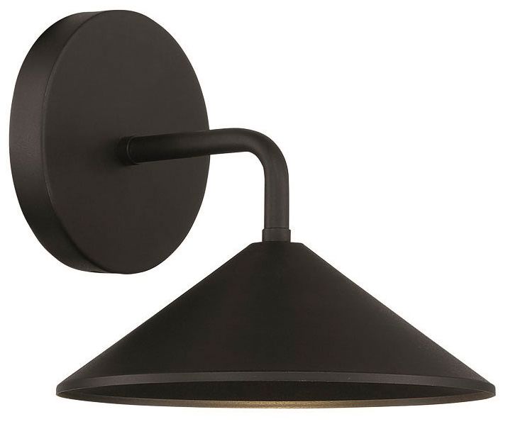 City Streets 8" Wide Sand Coal LED Outdoor Wall Light