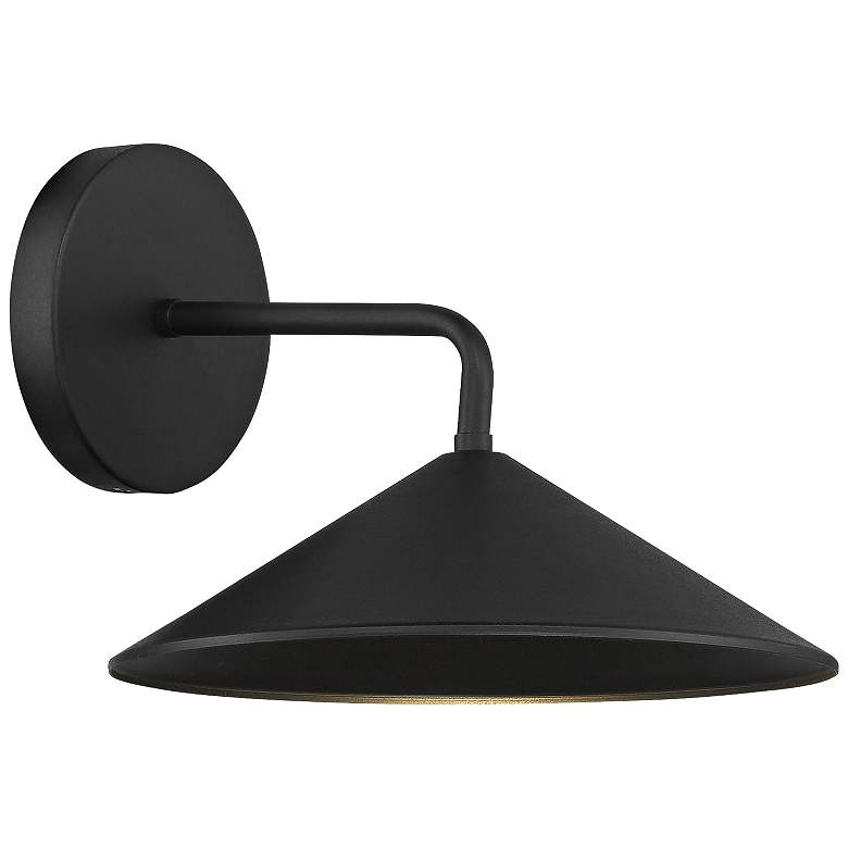 Image 1 City Streets 10" Wide Sand Coal LED Outdoor Wall Light