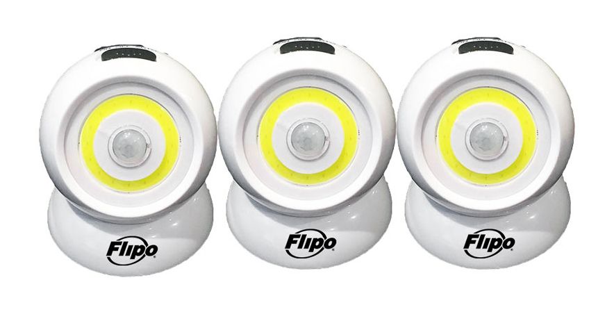 Revolution 2.95" Wide Motion Sensor LED Spotlights Set of 3