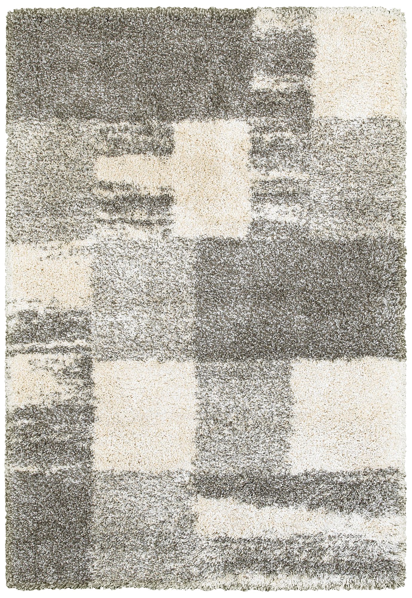 Henderson Ivory and Gray Plaid Area Rug