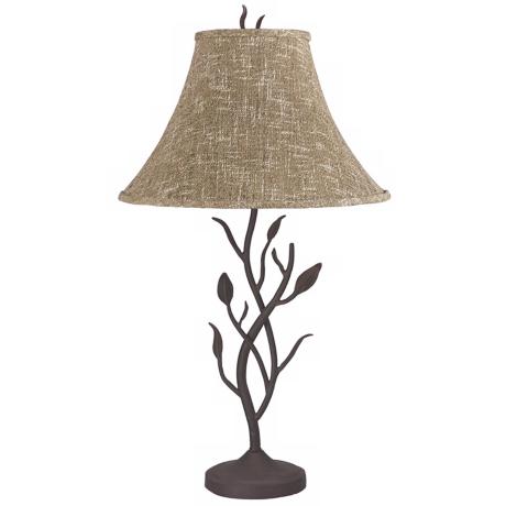 Wrought Iron Tree Table Lamp - #83698 | Lamps Plus