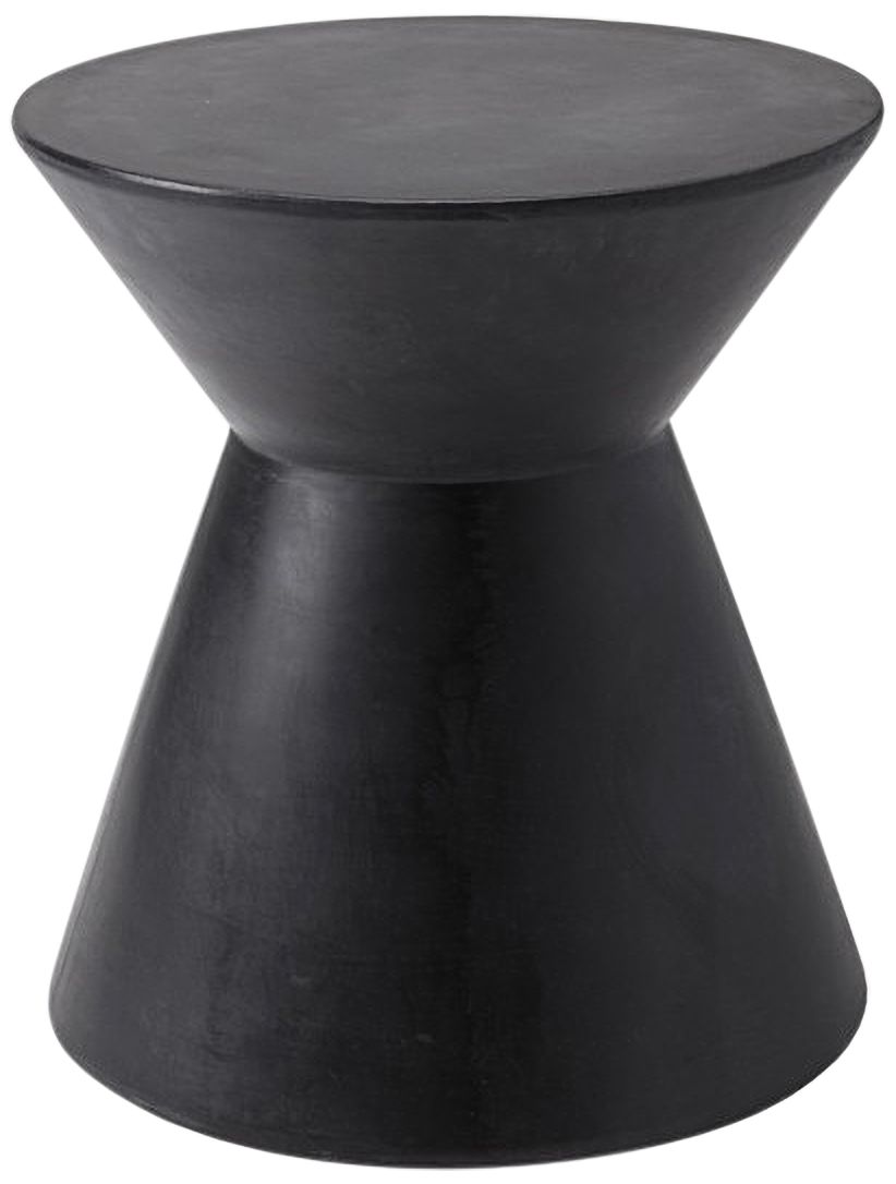 Astley 17 3/4" Wide Black Concrete Outdoor End Table 83A24 Lamps Plus