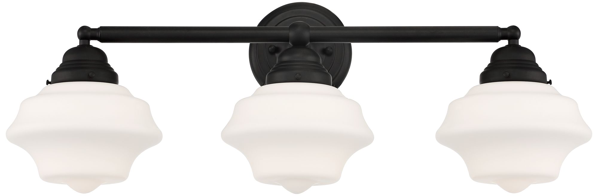 Possini Euro Astrid 27 1/4" Wide Black 3-Light Bath Light