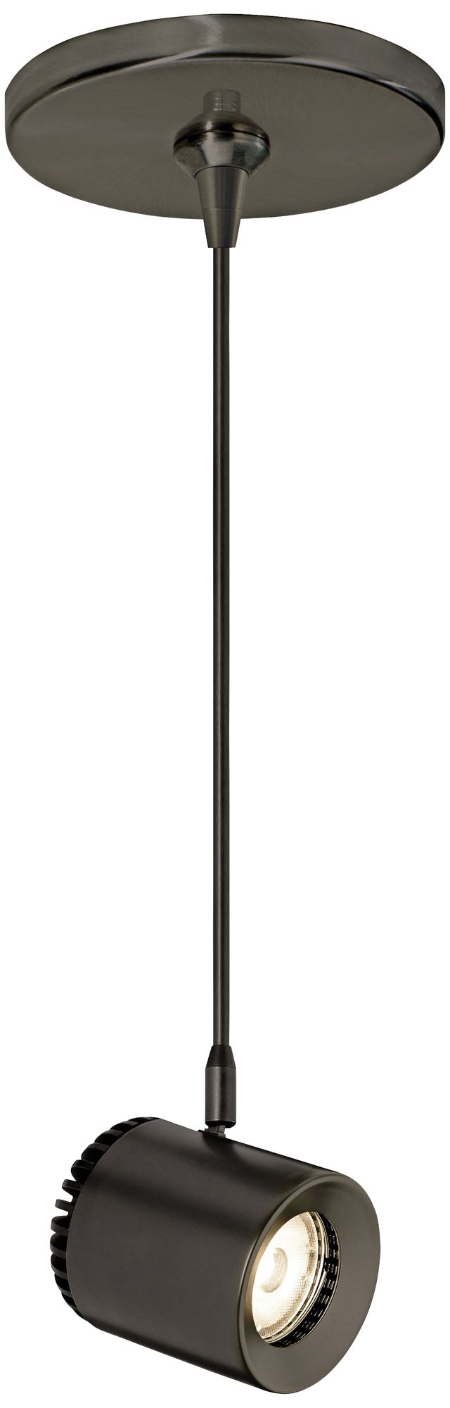 Burk 3" Wide Antique Bronze LED Freejack Track Head