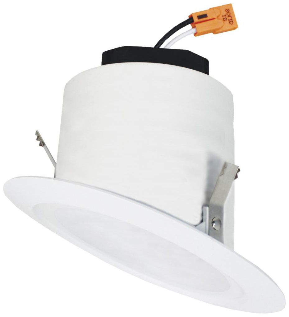 Elco 4" White Sloped Ceiling LED Smooth Recessed Downlight - #83D25 ...