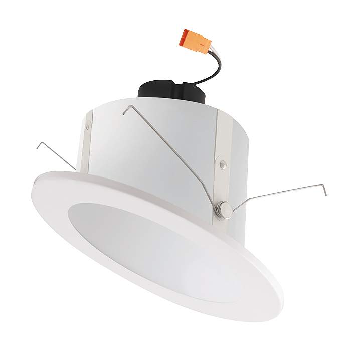 Elco 6 White Sloped Ceiling 5 Colors Setting Led Reflector Downlight 83d28 Lamps Plus - Led Lights For Slanted Ceiling