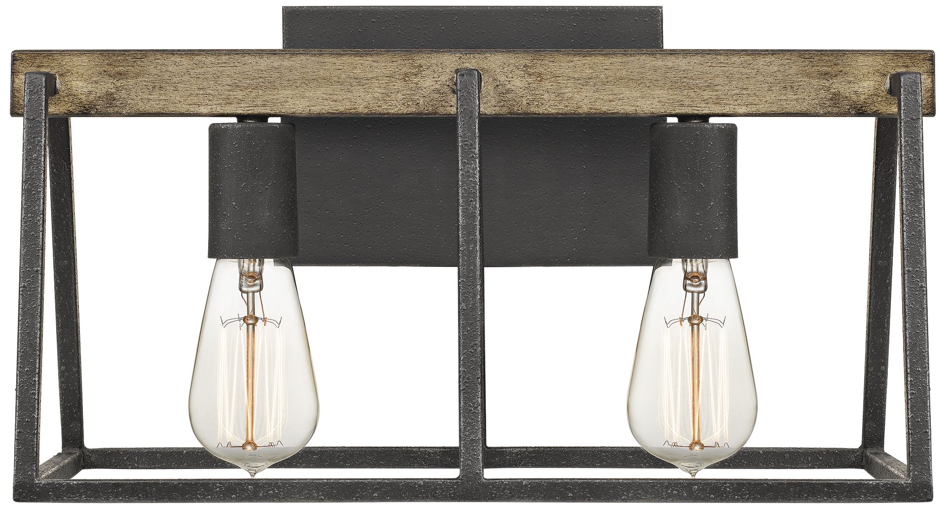 Quoizel Brockton 8 1/2" High Gray Ash 2-Light Wall Sconce