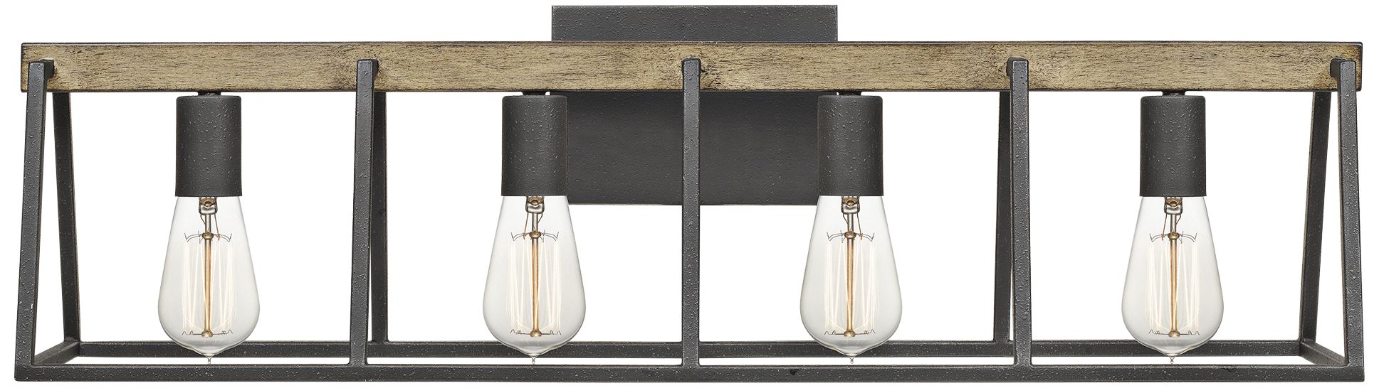 Quoizel Brockton 31 1/2" Wide Gray Ash 4-Light Bath Light