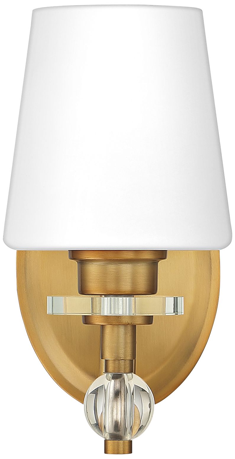 Quoizel Hollister 9 1/2" High Weathered Brass Wall Sconce