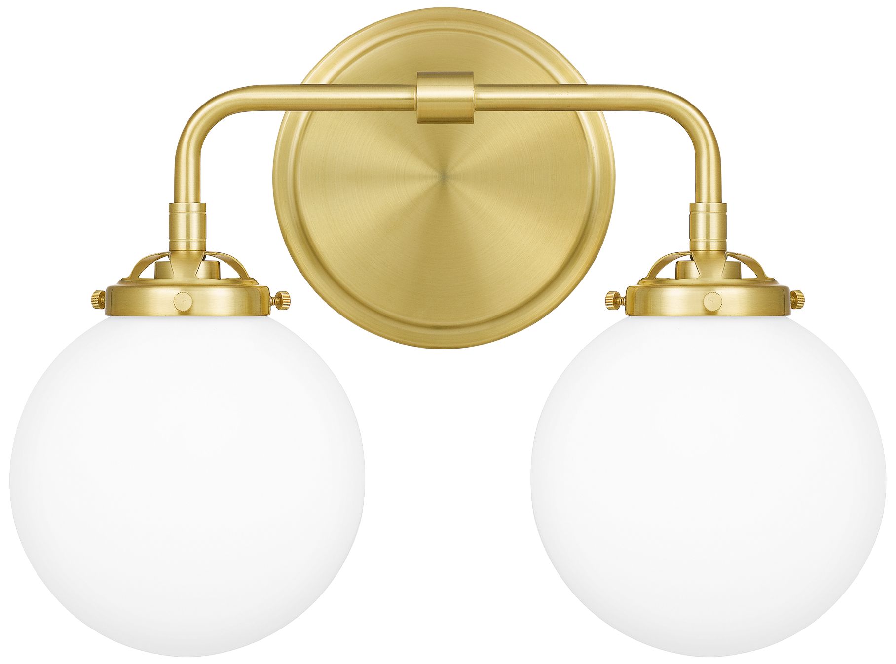 Quoizel Landry 10 3/4" High Satin Brass 2-Light Wall Sconce