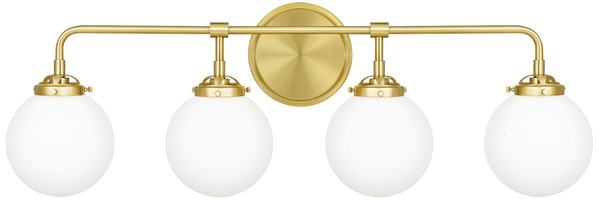 Quoizel Landry 32" Wide Satin Brass 4-Light Bath Light