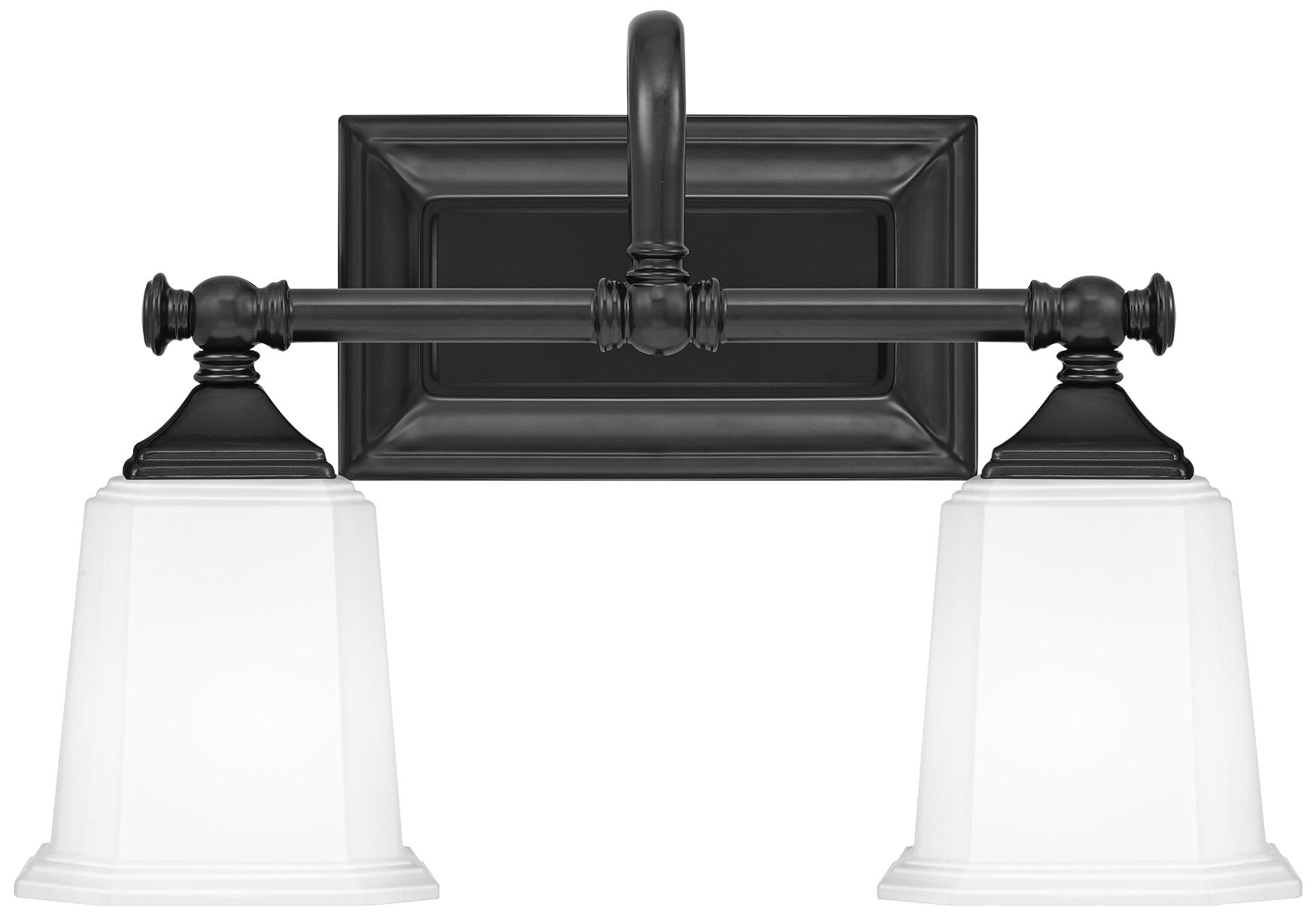 Quoizel Nicholas 10" High Earth Black 2-Light Wall Sconce
