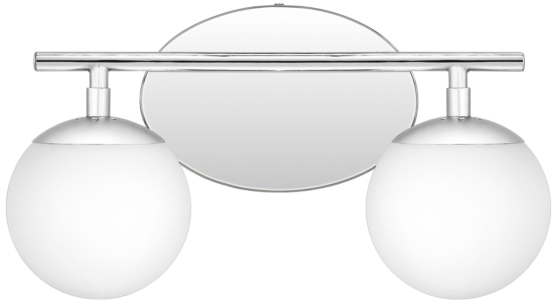 Rydell 7 1/2" High Polished Chrome 2-Light LED Wall Sconce