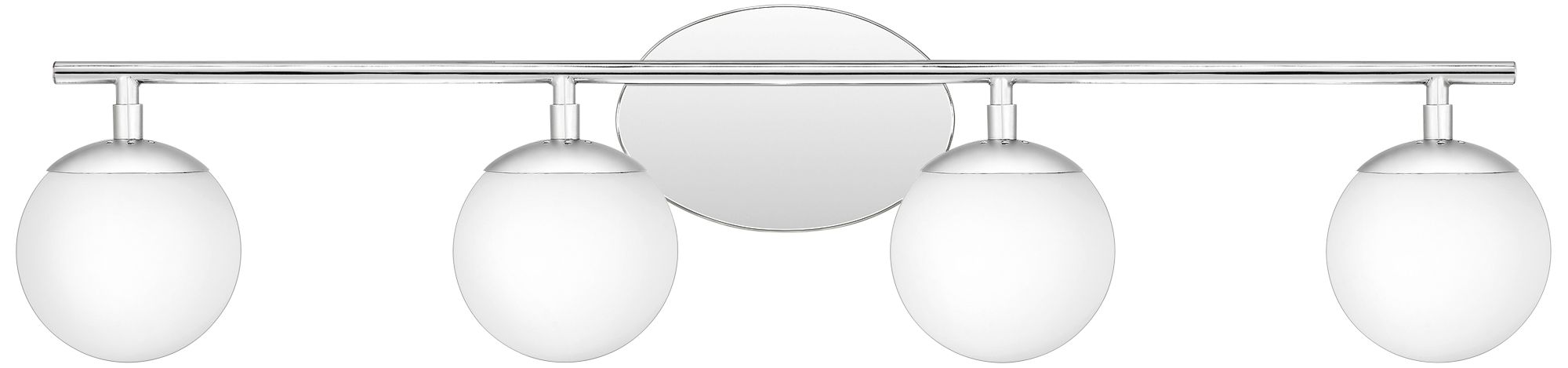 Rydell 30 3/4" Wide Polished Chrome 4-Light LED Bath Light