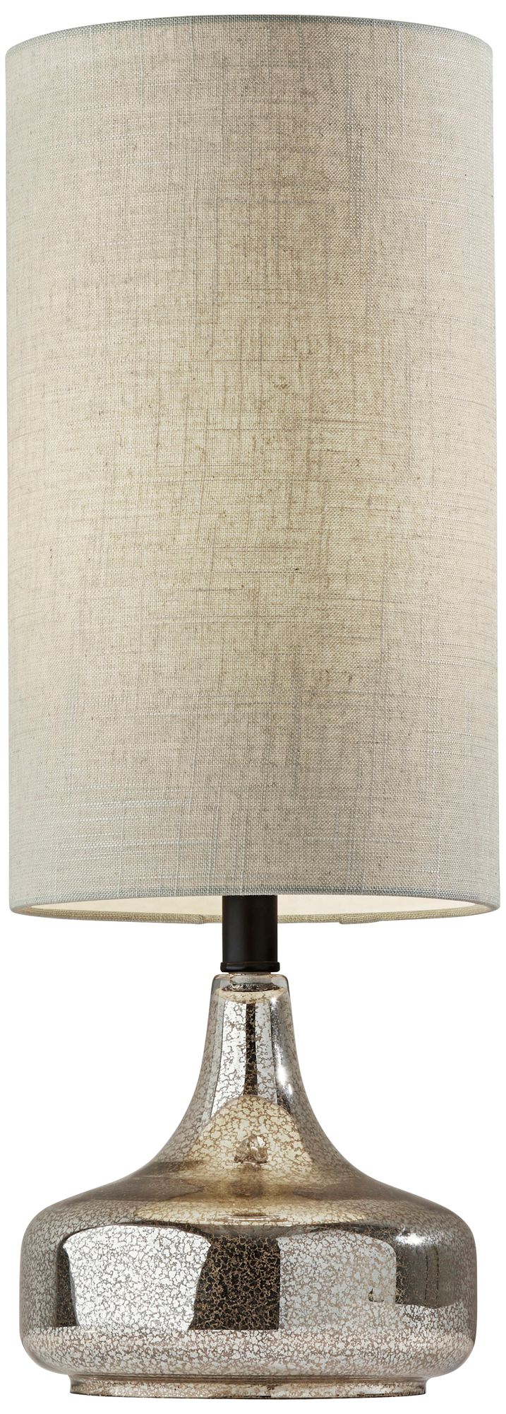 Cassandra Cracked Mercury Glass Accent Table Lamp
