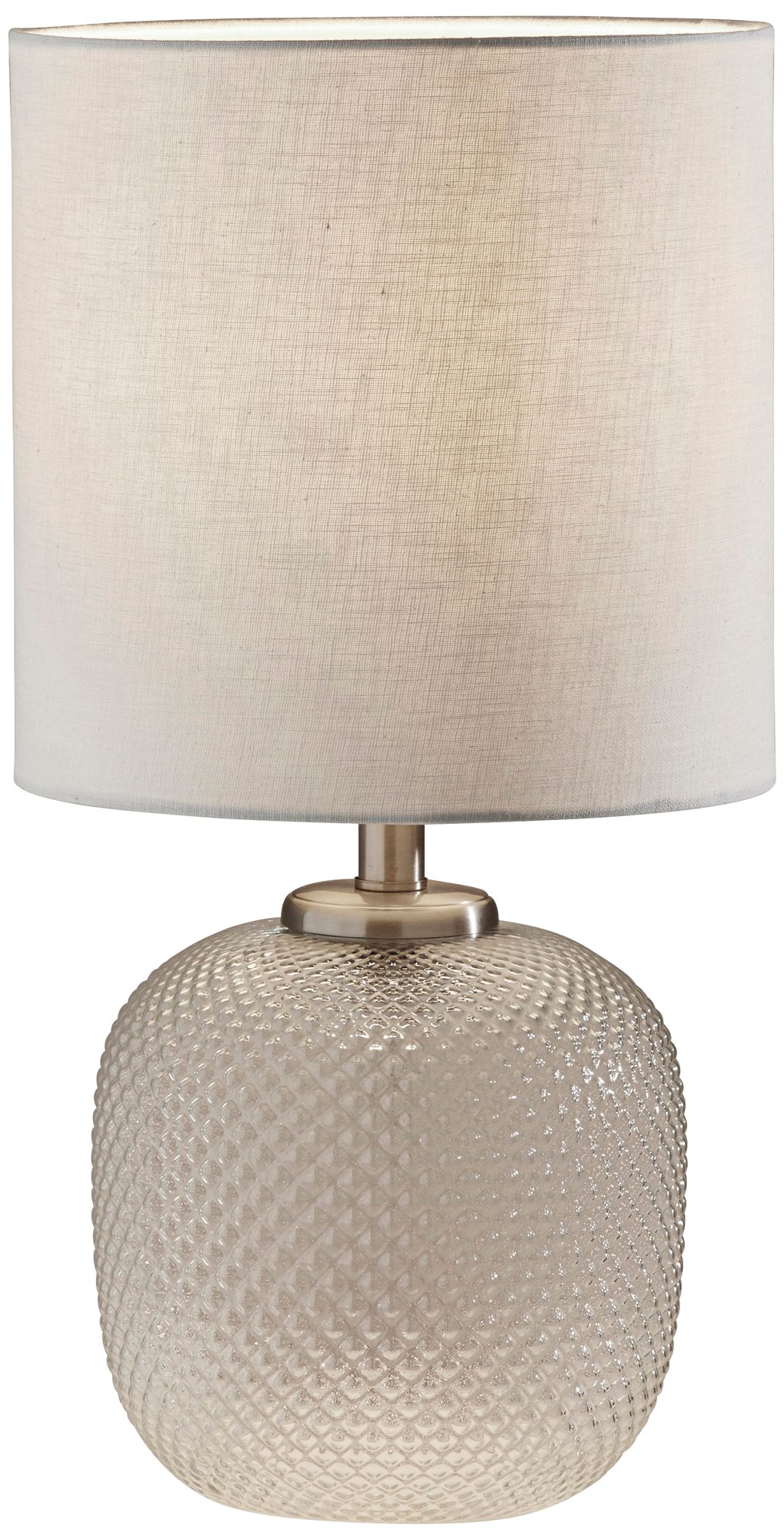 textured glass table lamp