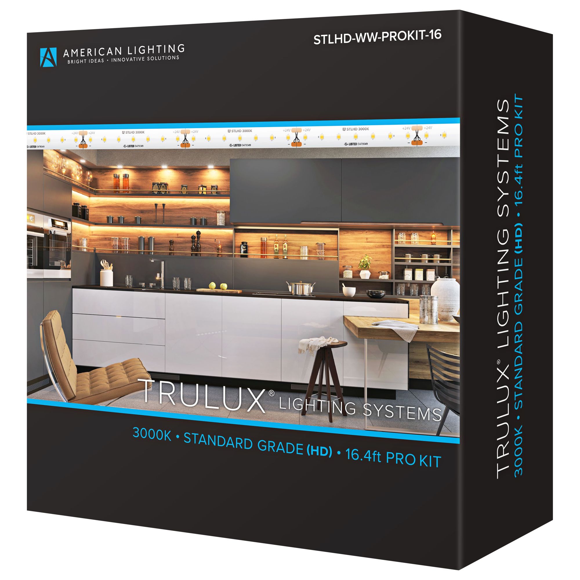 Standard Grade HD Pro Kit 16.4-Feet White LED Tape Light