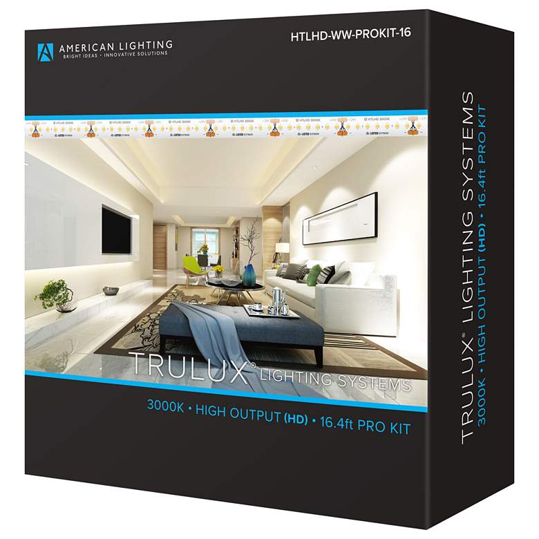 Image 1 High Output HD Pro Kit 16.4-Feet White LED Tape Light