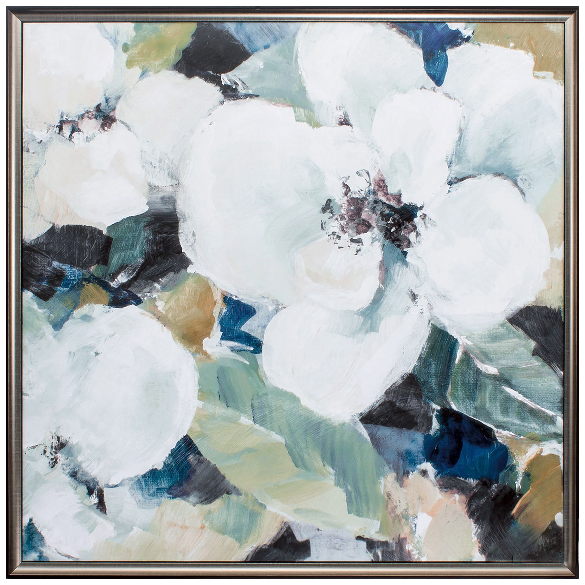 Dark Beauty 29" Square Framed Wall Art