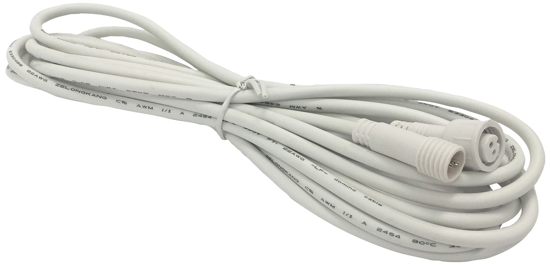 Nora M2-Series 10' White Quick Connect Extension Cable