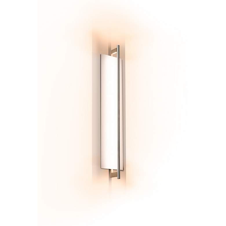 Cerno Merus 30 1/4&quot; High White Washed Oak LED Wall Sconce