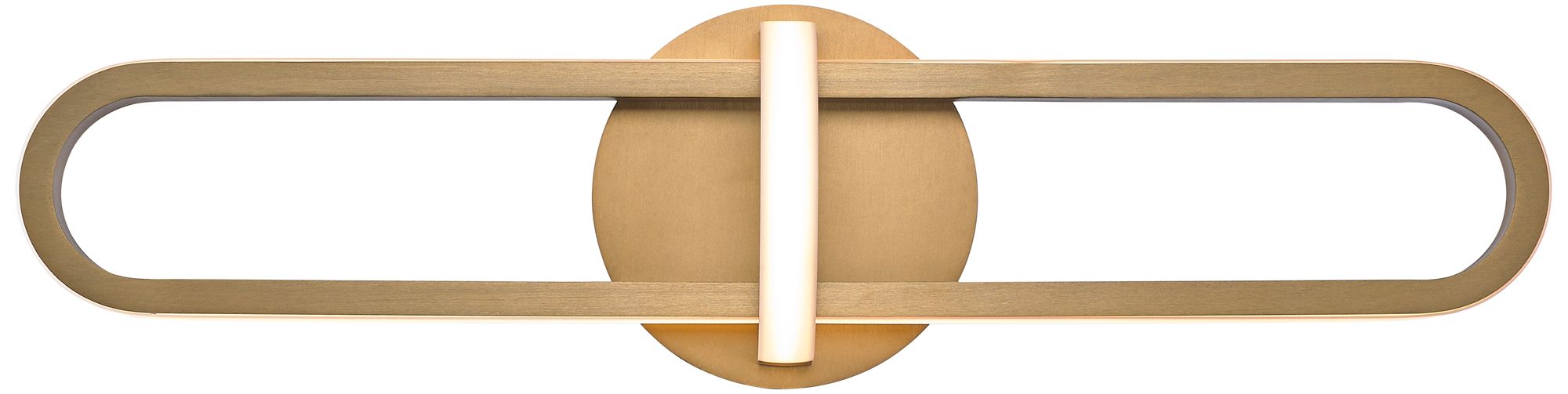 Eurofase Botton 24" Wide Satin Gold Metal LED Bath Light