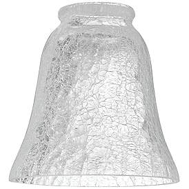 Glass Shades Replacement Lamp, Clear Glass Bell Vanity Light Shade