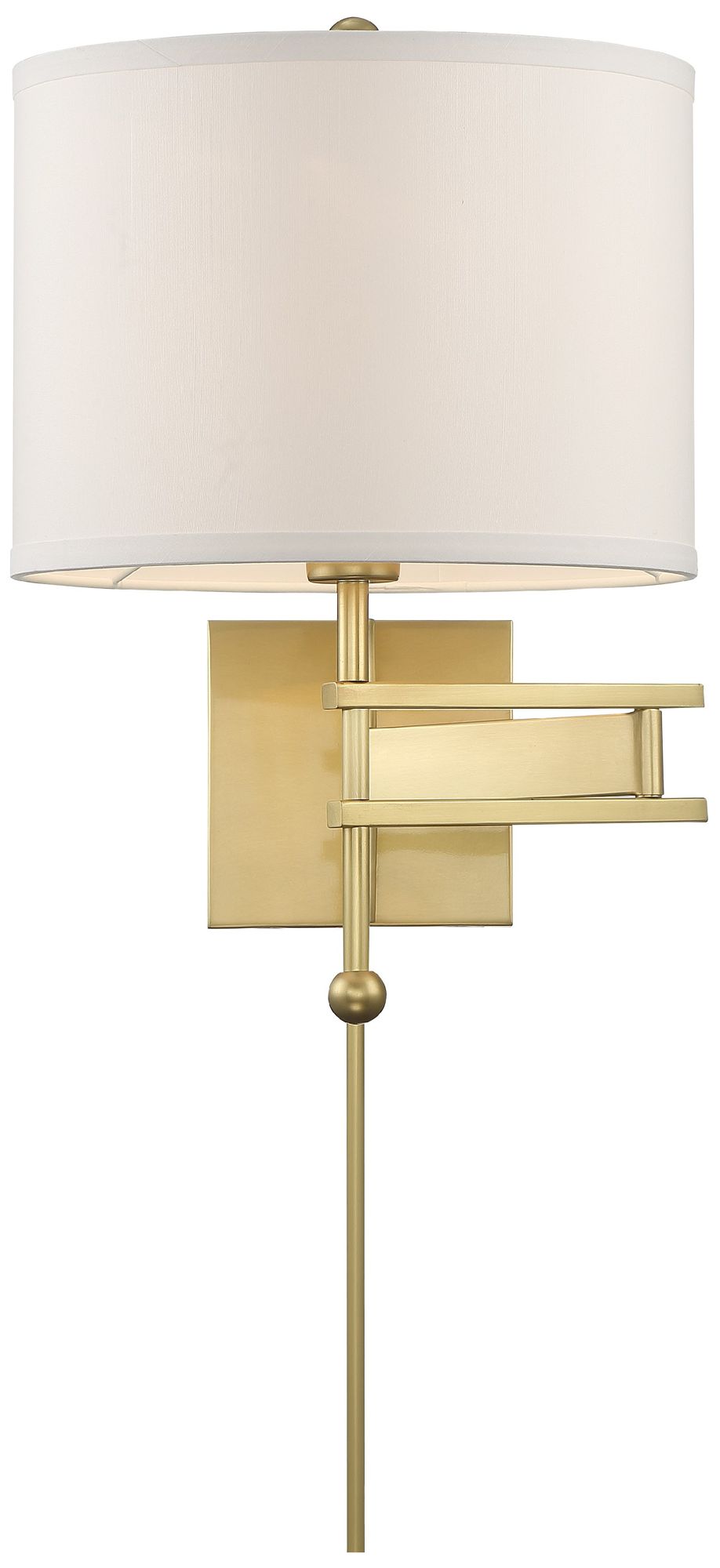 Crystorama Marshall 18" High Aged Brass Wall Sconce