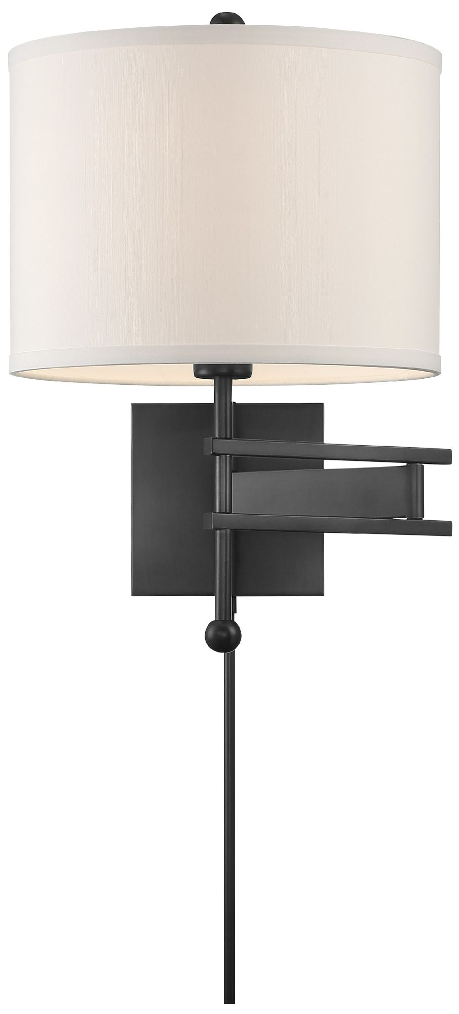 Crystorama Marshall 18" High Matte Black Wall Sconce