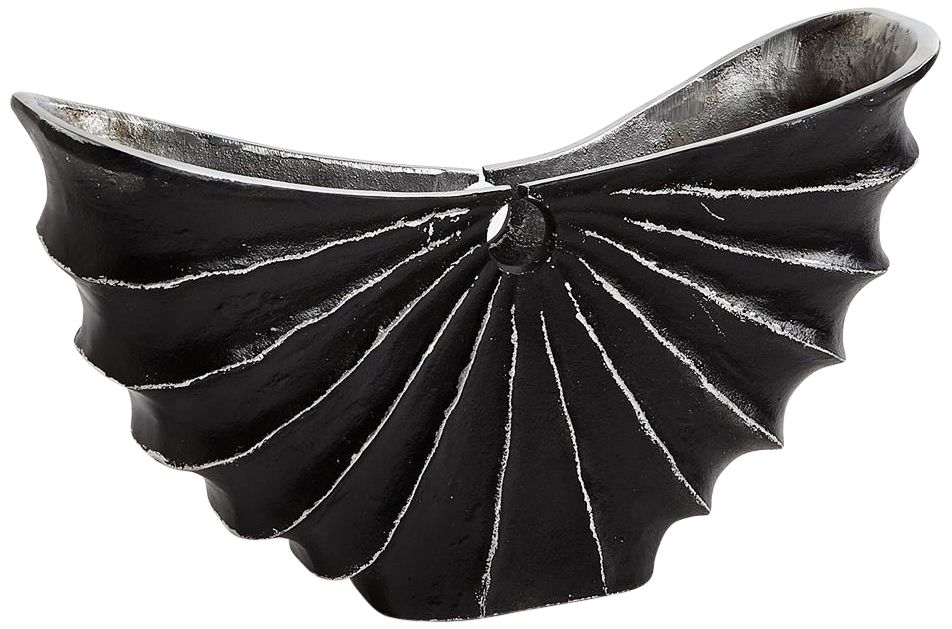 Atlantis Antique Black Metal Decorative Centerpiece