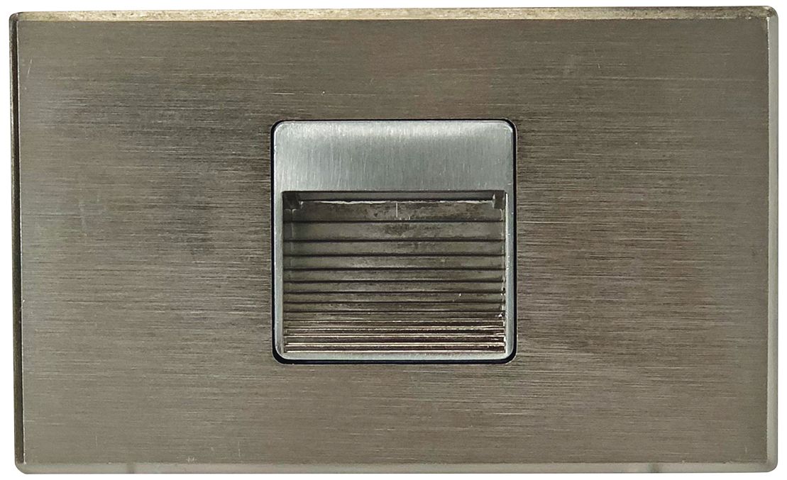 Nora Ari 4 1/2" Wide Nickel Interchangeable LED Step Light