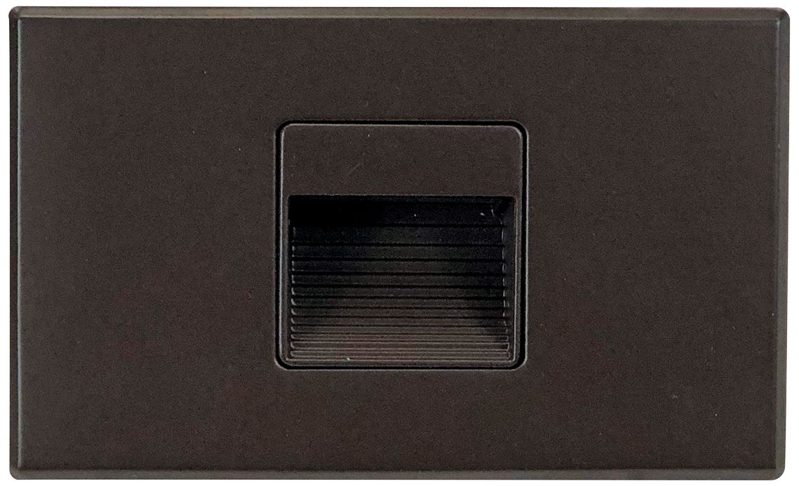 Nora Ari 4 1/2" Wide Bronze Interchangeable LED Step Light