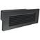 Nora 8 3/4"W Bronze Louvered Dimmable LED Step/Brick Light
