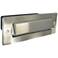 Nora 8 3/4" Wide Nickel Shroud Dimmable LED Step/Brick Light