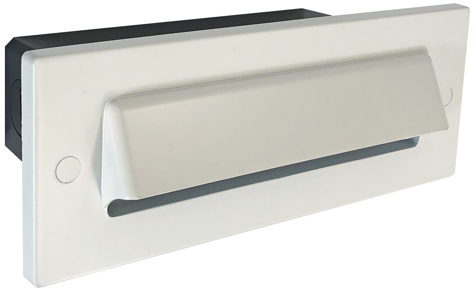 Nora 8 3/4" Wide White Shroud Dimmable LED Step/Brick Light